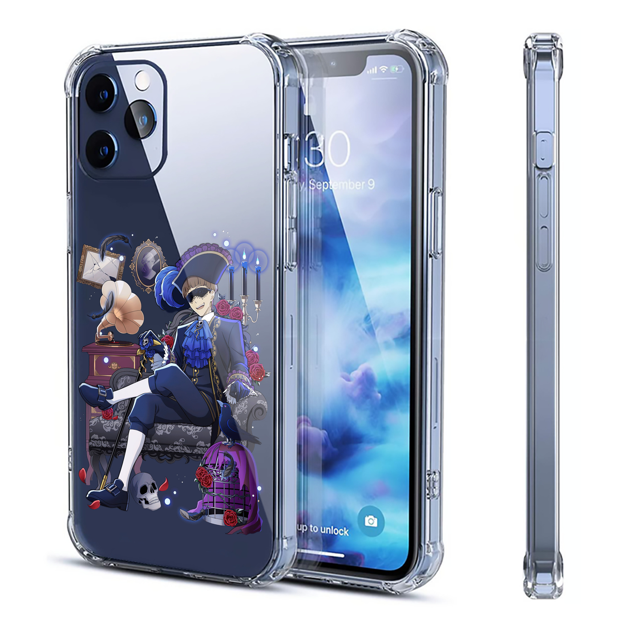 （画像用） 文豪ストレイドッグス Bungo Stray Dogs 【iPhone 12シリーズ対応】透明スマホケース（クリアソフトケース）